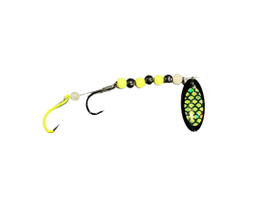 Nebo Trolling Spinner Chartreuse and Black