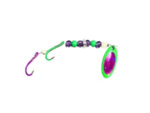 Nebo Trolling Spinner Purple and Green